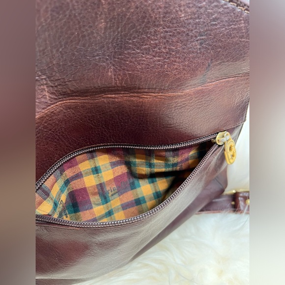 Marino Orlandi Made In Italy Large Speedy Leather Satchel Crossbody - Picture 11 of 16